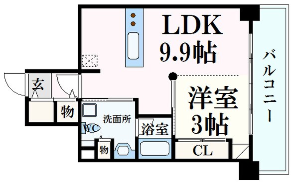 白島駅 徒歩6分 2階の物件間取画像